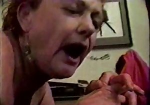 Racist granny finally fucks her first black guy