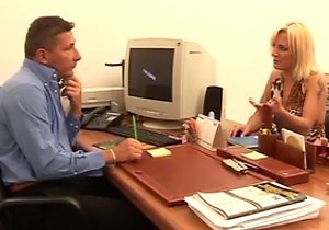 Office sex scene with a resident MILF whore